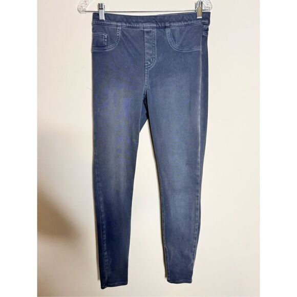 Spanks Jean-ish Ankle Leggings grey sz M - Picture 1 of 7